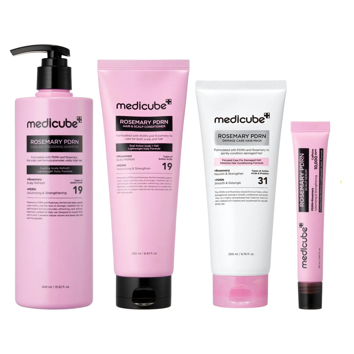 Rosemary PDRN Scalp & Hair Strengthening Care Set | 6-Step Full Routine