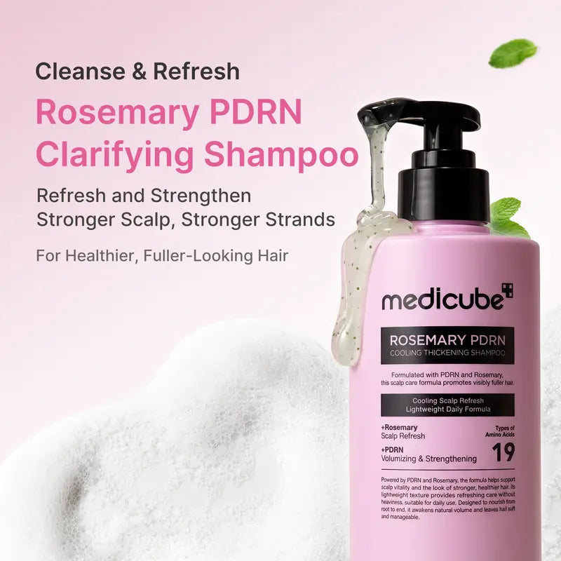 Rosemary PDRN Scalp & Hair Strengthening Care Set | 6-Step Full Routine