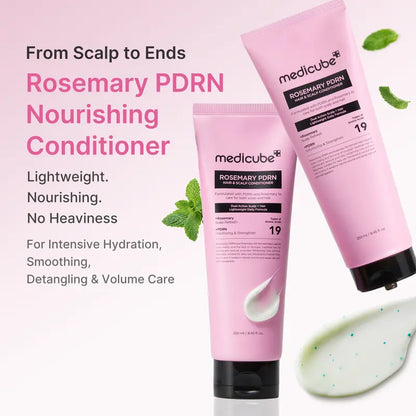 Rosemary PDRN Scalp & Hair Strengthening Care Set | 6-Step Full Routine