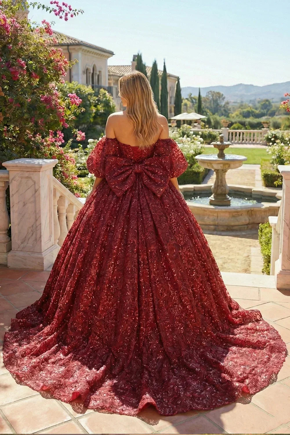 Luxurious Ball Gown Sweetheart Quinceañera Dress With Embroidery | Promspark