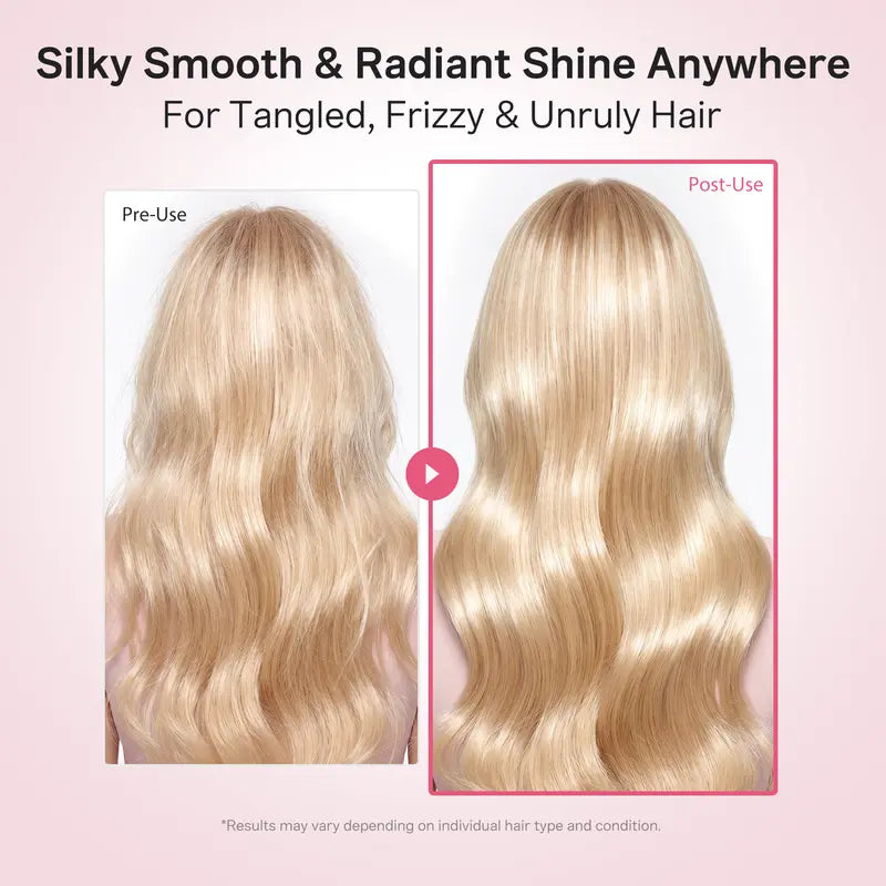 Ribbon Cherry Glass Hair Brush | Detangling & Smooth Hair Care